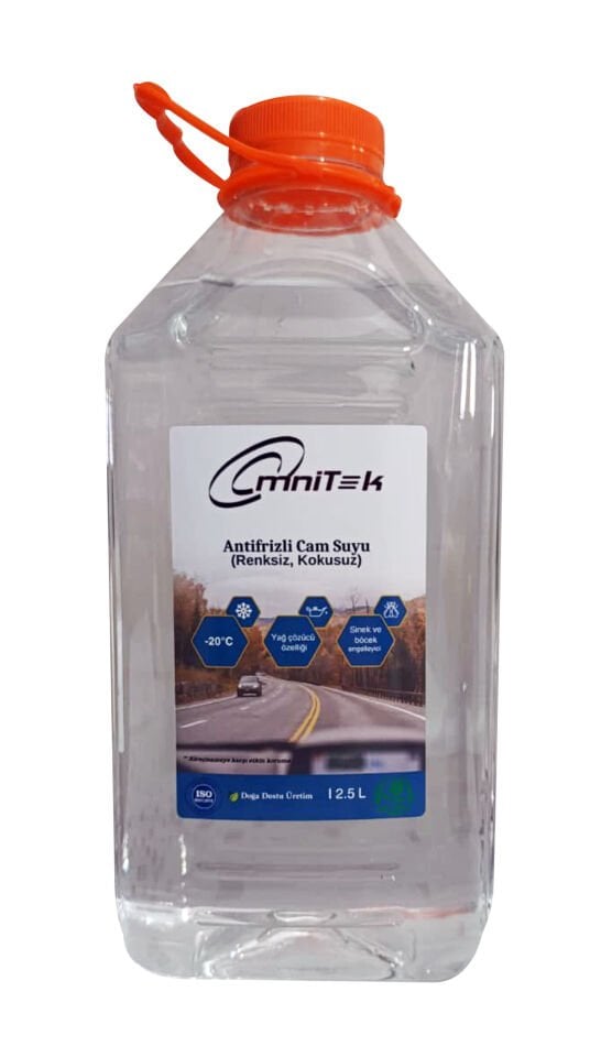 Antifrizli Cam Suyu -20 °C / 2.5 L /  Renksiz ve Parfümsüz