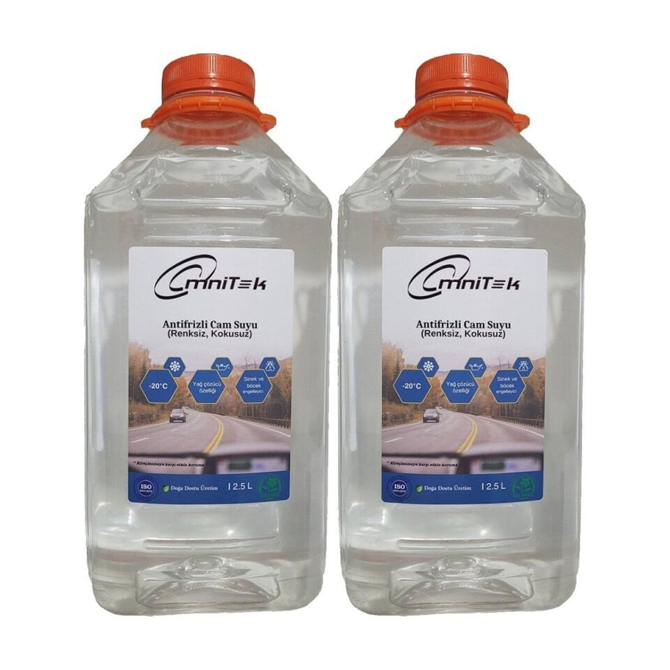 2'li Antifrizli Cam Suyu -20 °C 5 Lt Renksiz ve Parfümsüz