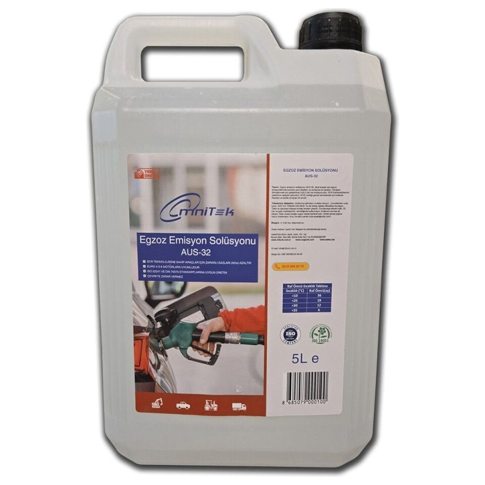 Aus 32 / Egzoz Emisyon Solüsyonu (Adblue) 5 lt