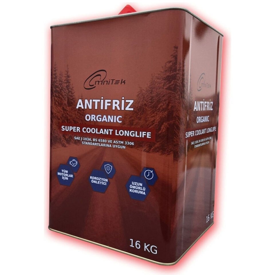 16 kg -37 C Kırmızı Organik Antifriz