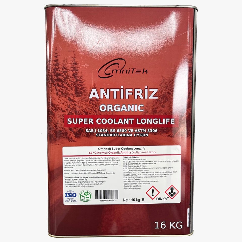 Organik -56°C (16 Kg) Kırmızı Antifriz